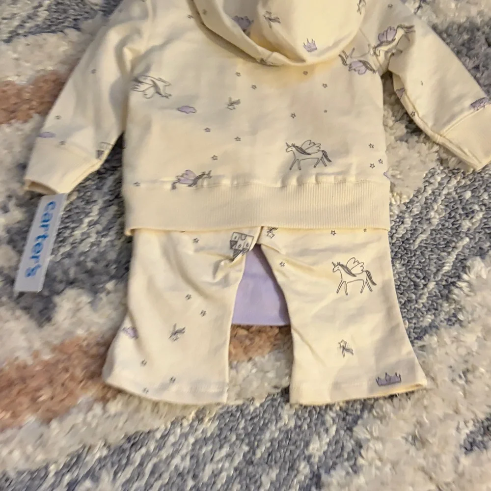 Carter's Unicorns & Tiaras Set